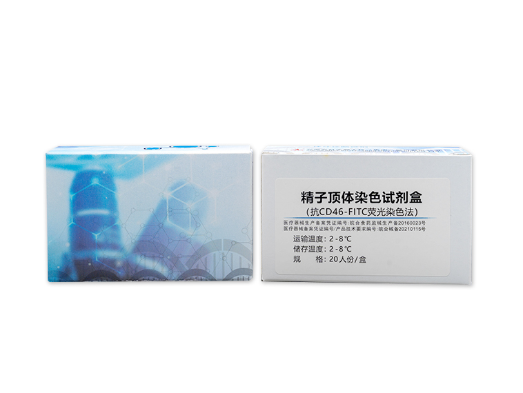 精子顶体染色试剂盒(抗CD46-FITC荧光染色法)